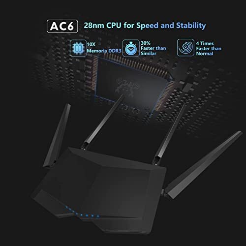 Tenda AC1200 Smart WiFi Router High Speed Dual Band Wireless Internet Router ... - Picture 6 of 8