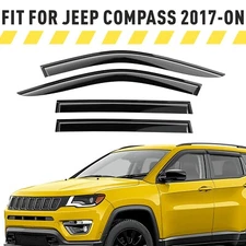 Rain Guards Vent Visors Shade for 2017-2025 Jeep Compass