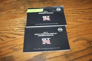 2017 Nissan GT-R GTR owners manual with navigation manual Nis168 | eBay