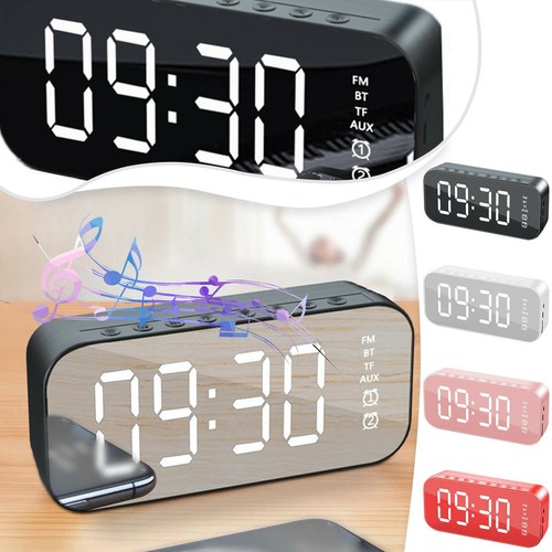 Wireless Alarm Clock Bluetooth Speaker 