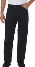 Eddie Bauer Convertible Tech Pants Black Various Sizes  BRAND NEW  50 SPF