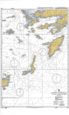 Hydrographic Office 1099 Greece Turkey Eastern Approaches To Aegean Sea Map Wall