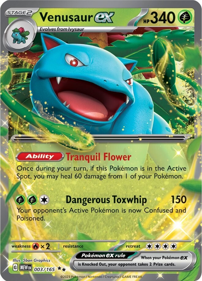 Venusaur ex 003/165 Sv: Scarlet & Violet 151 Holo | eBay