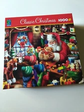 Ceaco - Classic Christmas - Santa's Workshop - 1000 Piece Jigsaw Puzzle New