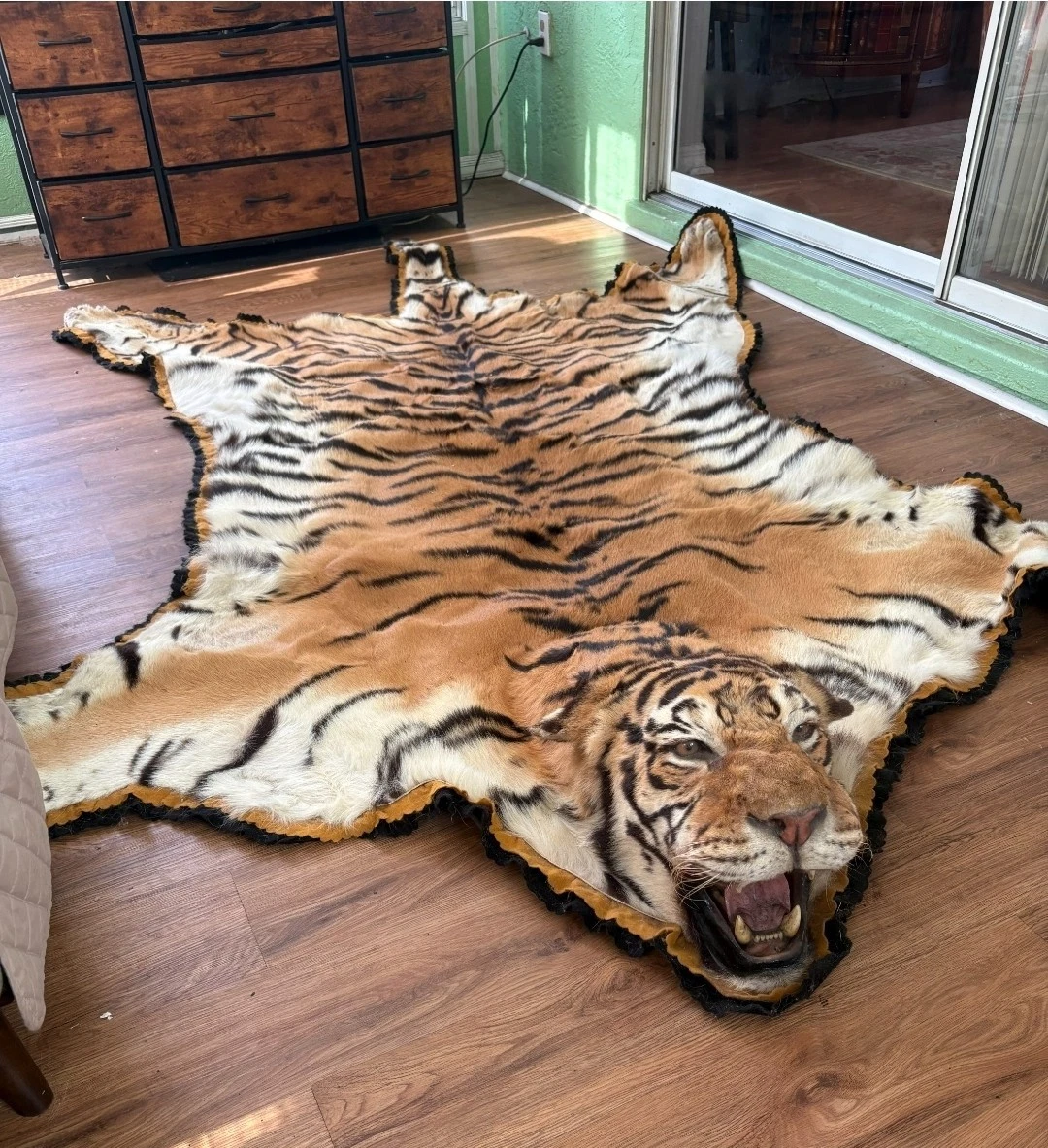 Tiger Skin Rug In Area Rugs for sale - eBay