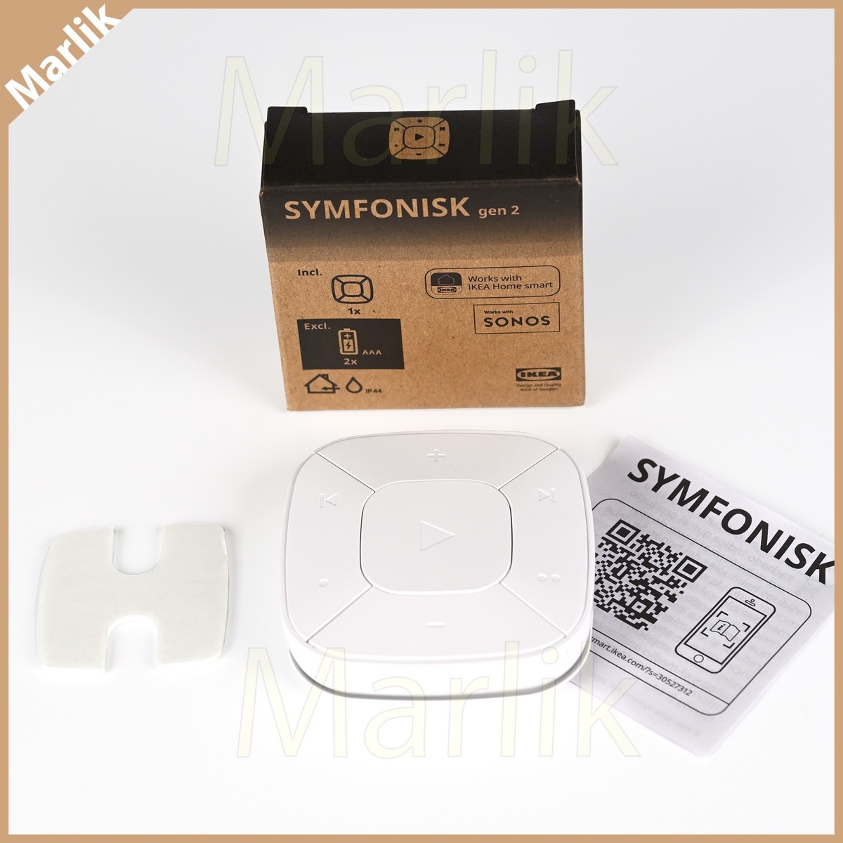 Ikea SYMFONISK Sound Volume Remote, GEN 2 for DIRIGERA/TRADFRI