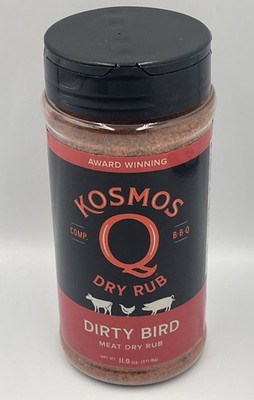 Kosmos Q Dry Rub DIRTY BIRD Meat Seasoning 11 oz **NEW SEALED** Exp 11/2027