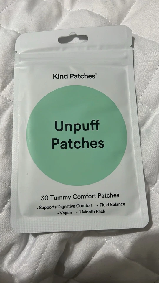 Kind Patches Unpuff Tummy & Digestive Comfort 30 Vegan Patches