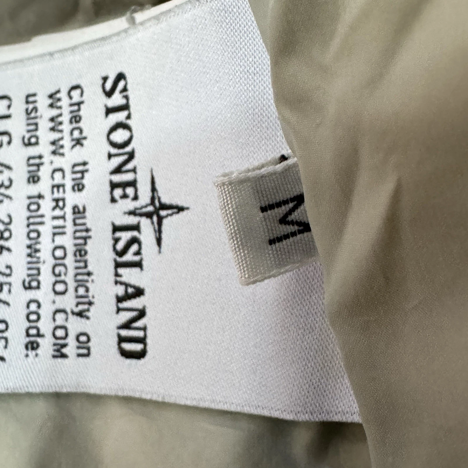 Stone Island Nylon Metal Watro Rip stop Down TC Green Graysh Sz M Jacket READ - product detail image 13