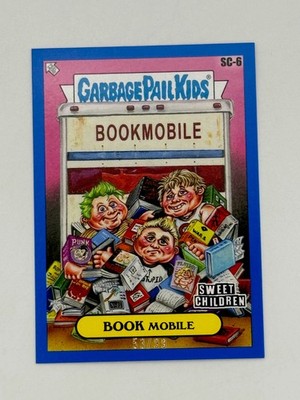 2024 Garbage Pail Kids Green Day SC-6 BOOK MOBILE Blue 53/99 Battle Of The Bands