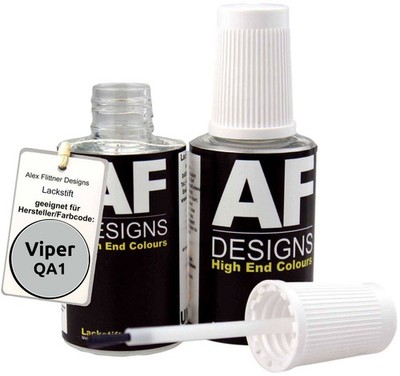 Lackstift für Viper QA1 Radiant Silver Metallic schnelltrocknend 2x20ml 