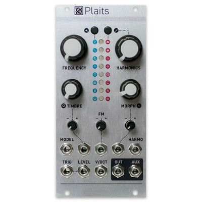 Plaits, Metal Panel - Eurorack Oscillator Module by Sound Study Modular