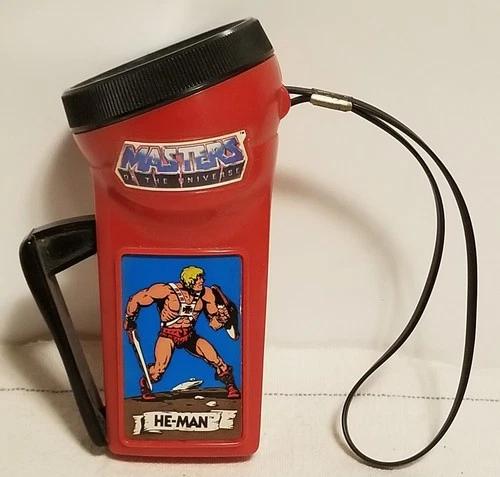 1983 Vintage Janex MASTERS OF THE UNIVERSE HE-MAN MIGHTY LIGHT Flashlight Tested