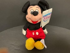 Disney Store Mini Bean Bag Mickey Mouse 8" Plush Toy with Tags