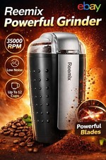 Electric Coffee Grinder 200W Stainless Steel Blades Nuts Herbs Spices Mill 100g