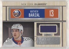 2019-20 Upper Deck SP Game Used Locker Essentials Mathew Barzal #LE-MB 3x1