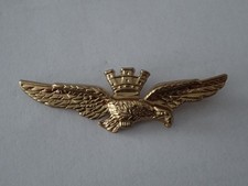 A12-12) Original Mil. Piloten Abzeichen Italien DISTINTIVO Di PILOTA Italiano