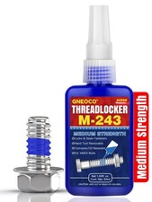 ThreadLocker Blue, Thread Lock Medium Strength Tight for Nuts, Blue