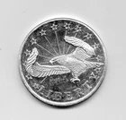 1 oz 999 Silver Liberty Eagle  Round Silvertowne Mint