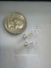 14k Solid Gold White Opal Stud Earrings Jewelry For Him/her — photo 3