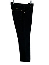 Wrangler Mens Cowboy Cut Slim Fit Black Denim Jeans Sz 31X31 936WBK 2 Pair Avail