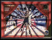 2021 Panini Donruss Magicians RED LAZER #9 Stephen Curry /99