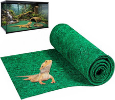 47" X 24" Large Reptile Carpet Terrarium Liner Bedding Reptile Substrate Mat Tan