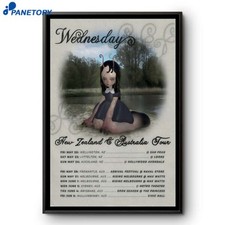 Wednesday 2026 Tour Poster Reprint Vintage Wall Art Home Decor