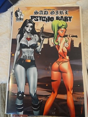 SAD GIRL PSYCHO BABY #7 (Still Ill Princess Comics)  Dan Mendoza. Celor VARIANT