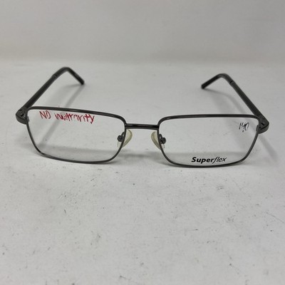 SUPERFLEX EYEWEAR SF 426 C1 56-18-145 GRAY FLEX HINGE EYEGLASSES HB59