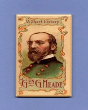 GENERAL GEORGE MEADE *2X3 FRIDGE MAGNET* MAJOR GENERAL U.S. CIVIL WAR UNION USA