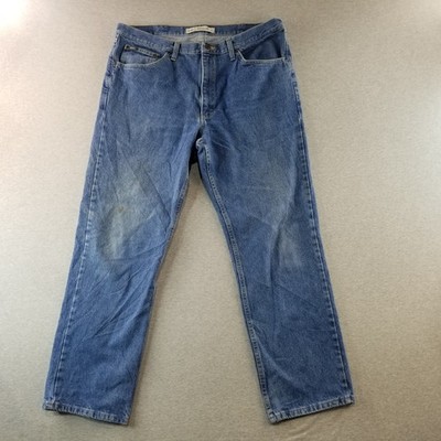 Lee Jeans Men's Sz 40x32 VTG Regular Fit Med Wash 100%Cotton Normcore Workcore