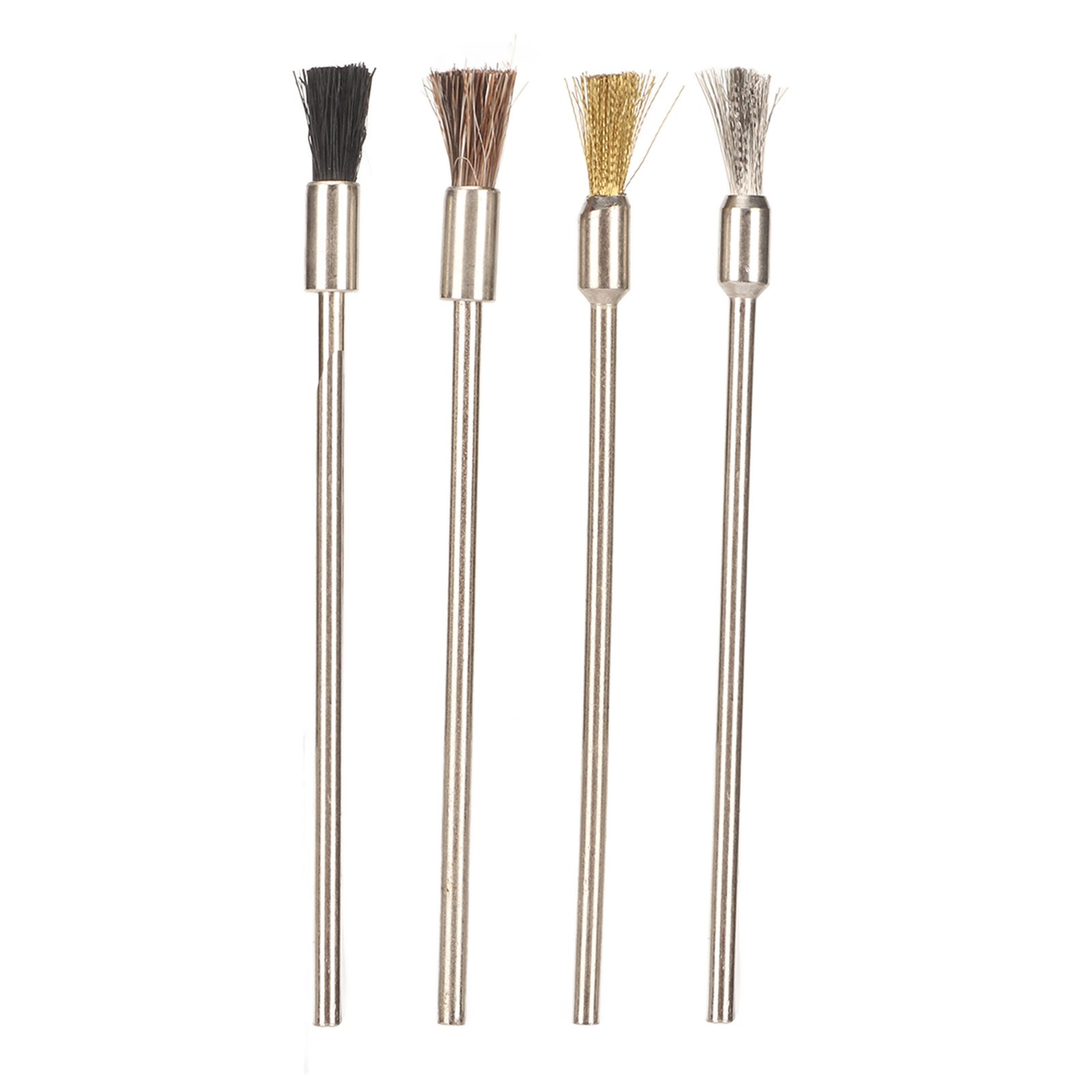 ­4pcs Scratch Brush Pen Set Fiberglass Nylon Tip Rust Remover Brush Pen For