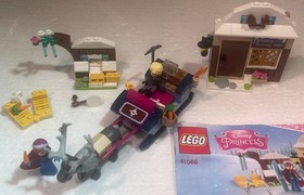 LEGO Disney Frozen 41066 Anna Kristoff Sleigh Adventure Friends 100% complete