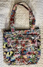 JUJUBE x Tokidoki Be Light Tote Bag Sushi Cars Retired Print Diaper Purse Rare