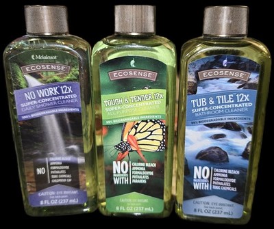 Melaleuca Ecosense TUB & TILE, NO WORK, TOUGHT & TENDER 12x Super Concentrated