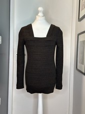 ARKET Jumper Ladies Brown Medium Double Way To Wear It