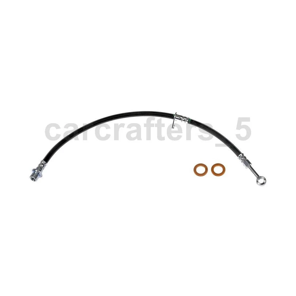 2 Front Brake Hydraulic Hose For 2013 2014 Hino 195 5.0L - Image 4 of 4
