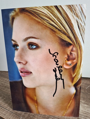 Autogramm - Scarlett Johansson - original signiertes Hochglanz Foto xx