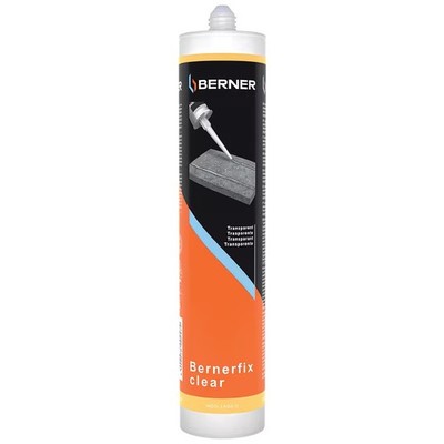 Universalkleber BERNERfix klar Kartusche, 290 m Kartusche, 290 ml, Berner 43241