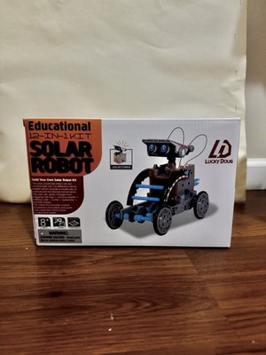 12-in-1 Solar Robot Kit DIY Toys for Kids Ages 8-12 Educational Gift Set