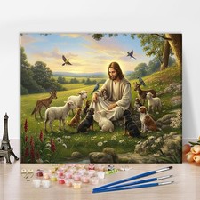 Jesus Paint By Numbers Kit For Adults DIY Wall Art Decoration Full Drill Kit