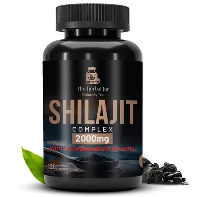 SHILAJIT GUMMIES SHILAJIT RESIN Pure Himalayan Shilajit 7000MG 120 Cap FAST DELIVERY Fulvic Acid Best Shilajit