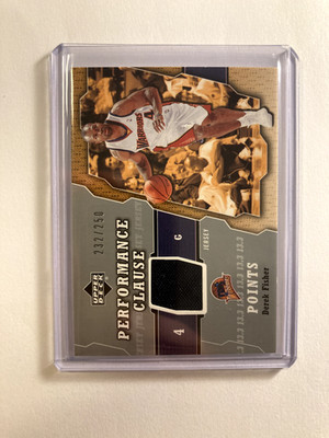 2005 Upper Deck Derek Fisher 132/150 Jersey Patch!