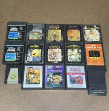 Lot of 15 Atari Untested Game Cartridges Pigs In Space ET Frogger PAC Man Circus