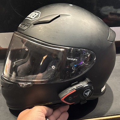 2017 shoei rf1200 helmets Shoei RF-1200 MATTE BLACK LARGE Helmet Black Used/Great Condition