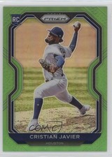 2021 Panini Prizm Tier III Lime Green Prizm 21/125 Cristian Javier #249 1my2
