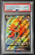 Pocket Scout - 2021 Pokemon Galarian Zapdos V SWSH Chilling Reign #173 Full Art PSA 10 GEM MINT