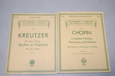 Schrimer's Library of Musical Classics - Chopin Piano 2056  Kreutzer Violin 230