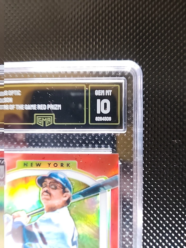 2017 Panini Donruss Optic - Masters of the Game Reggie Jackson MG9 Red Prizm /99 - Image 4 of 4